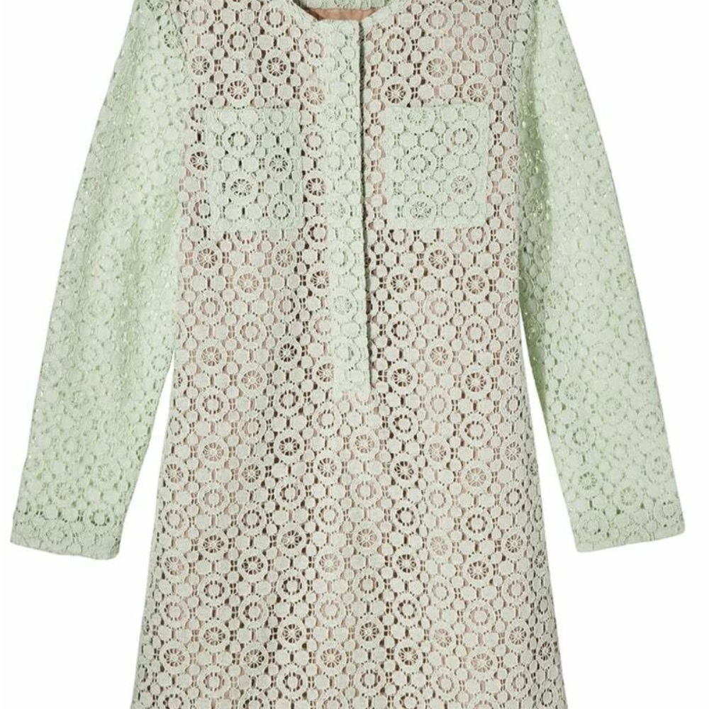 Mint Green Lace Dress